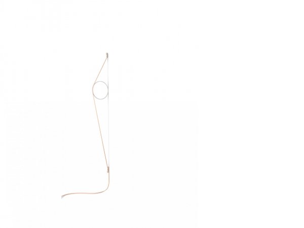 wirering- ceiling-wall-lámpata de pared - lámpara de techo - flos- MINIM - cable naranja