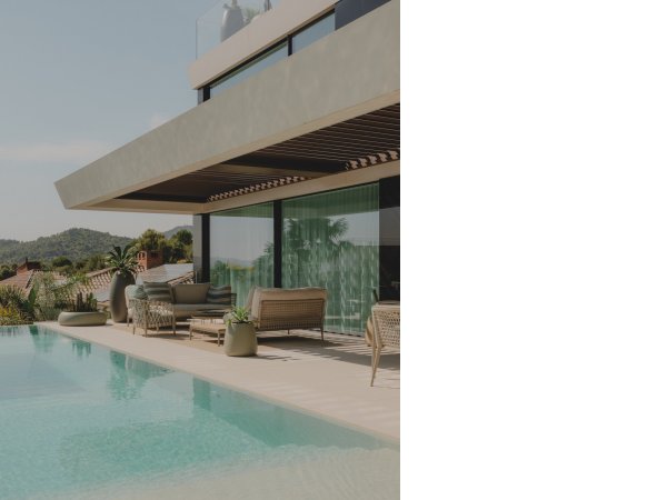 Jardín y terraza con vistas, Una casa para las tardes en familia, MINIM Barcelona