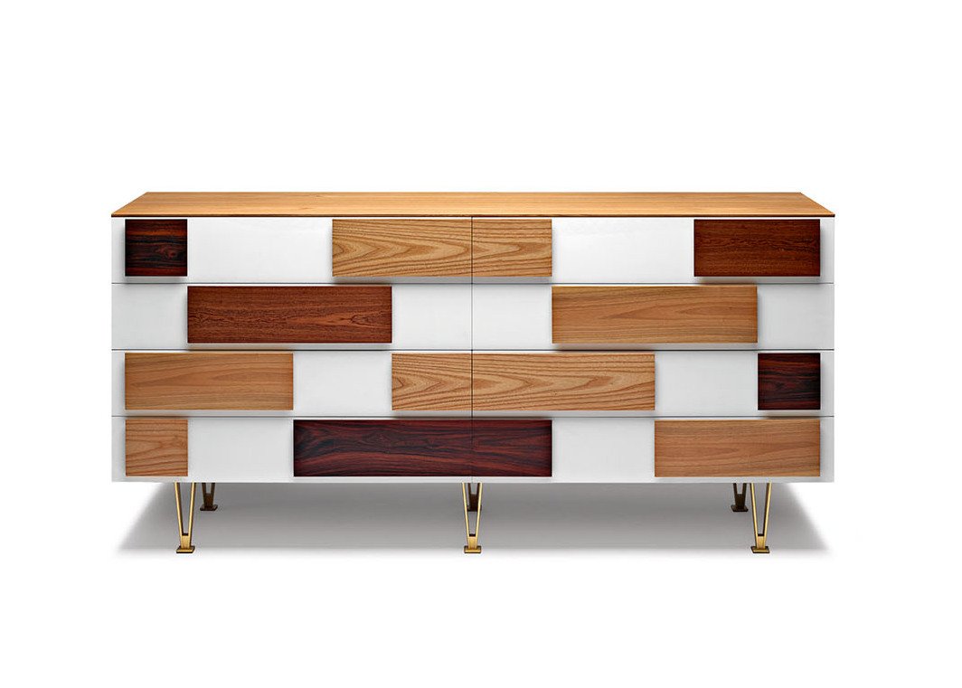 Molteni. Mueble contenedor D.655.1 D.655.2 de Gio Ponti